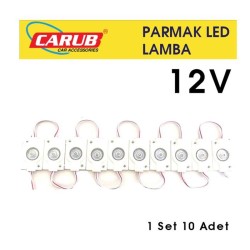 LED LAMBA MODÜL TİP TEK LED MERCEKLİ BEYAZ 12V 0409939 CARUB