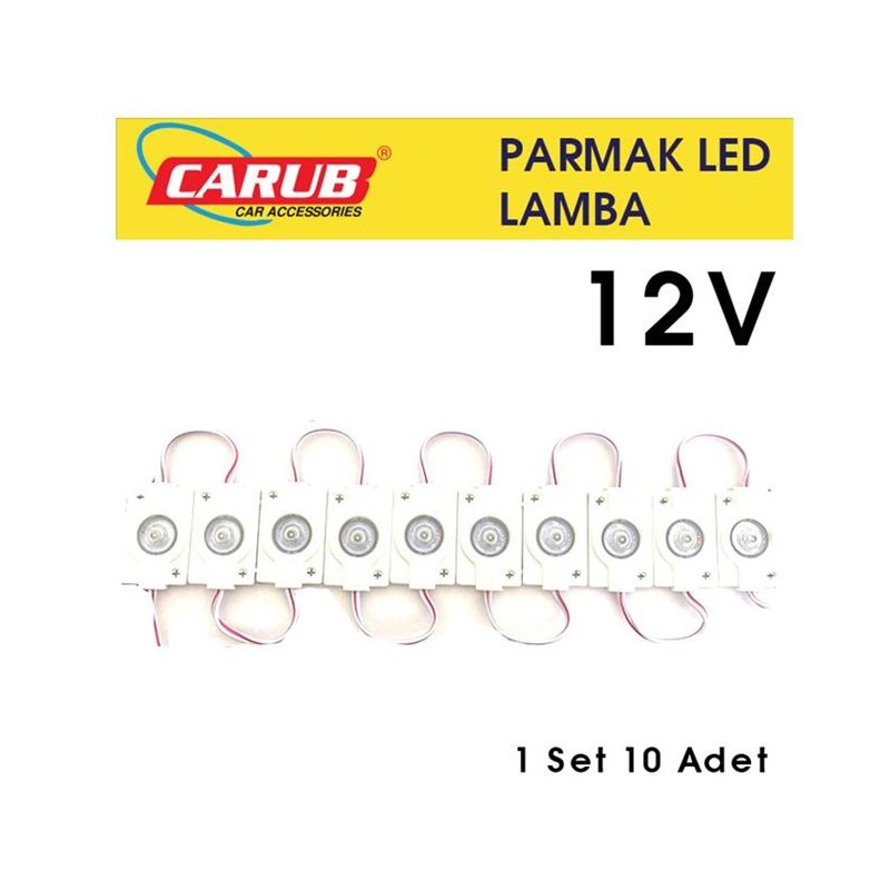 LED LAMBA MODÜL TİP TEK LED MERCEKLİ BEYAZ 12V 0409939 CARUB
