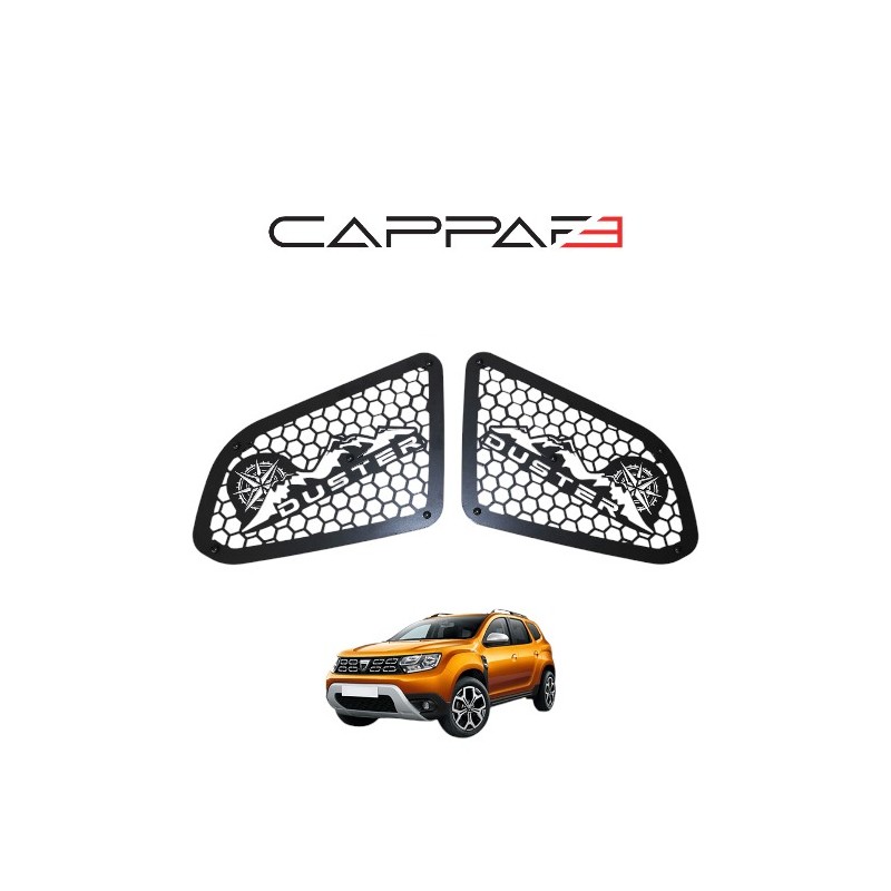 KAPLAMA KELEBEK CAM METAL LAZER KESİM DACIA DUSTER 18 SONRASI 2PRÇ CAP