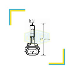 AMPÜL FAR HALOGEN 12V H27 50W 881 TRİFA TRF 02028 TRF-02028 TRİFA