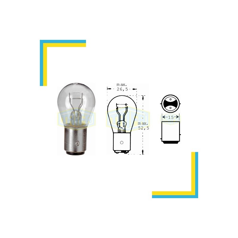 AMPÜL NORMAL 24V 1016 21/5W TRİFA TRF 03382 TRF-03382 TRİFA