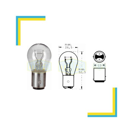 AMPÜL NORMAL 24V 1016 21/5W TRİFA TRF 03382 TRF-03382 TRİFA