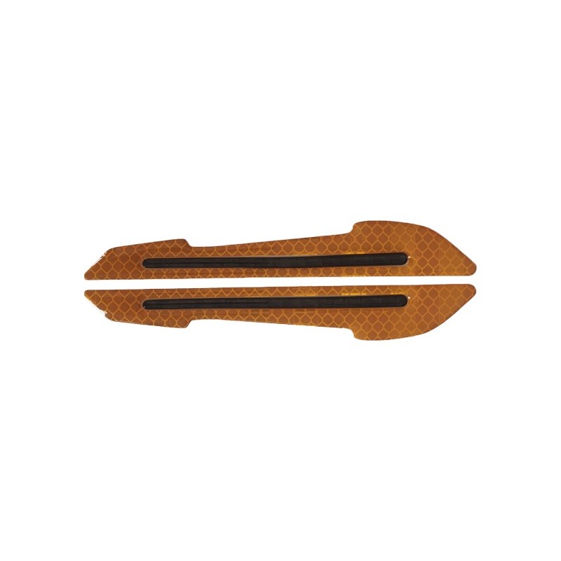 REFLEKTÖR DIŞ DİKİZ AYNA FOSFOR DAMLA SİLİKONLU 20x160MM 2Lİ SET SARI