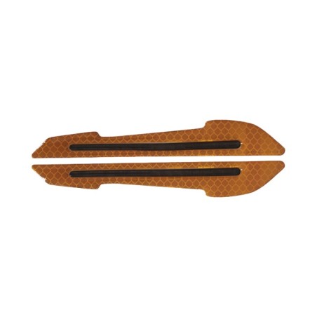 REFLEKTÖR DIŞ DİKİZ AYNA FOSFOR DAMLA SİLİKONLU 20x160MM 2Lİ SET SARI