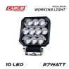 ÇALIŞMA LAMBASI KARE 10-30V 27W 10 LED 100X100 K-30 BEYAZ-BEYAZ-BEYAZ