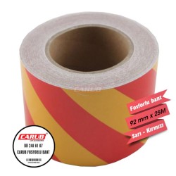 FOSFOR BANT 10CMX25MT ÇAPRAZ SARI KIRMIZI 2406107 CARUB
