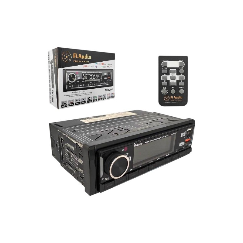 OTO TEYP FİAUDIO MP3 PLAYER USB-SD-FM UZAKTAN KUM. FR 2200 FR-2200 Fİ