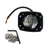 ÇALIŞMA LAMBASI KARE 12-36V TAMPON GÖMME+ALTTAN AYAKLI 2 LED 60X80MM M