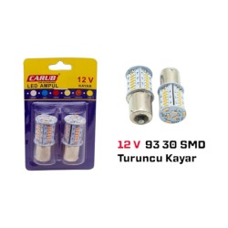 AMPÜL 93 LED 12V 30 LED SMD TURUNCU KAYAR 0405581 CARUB