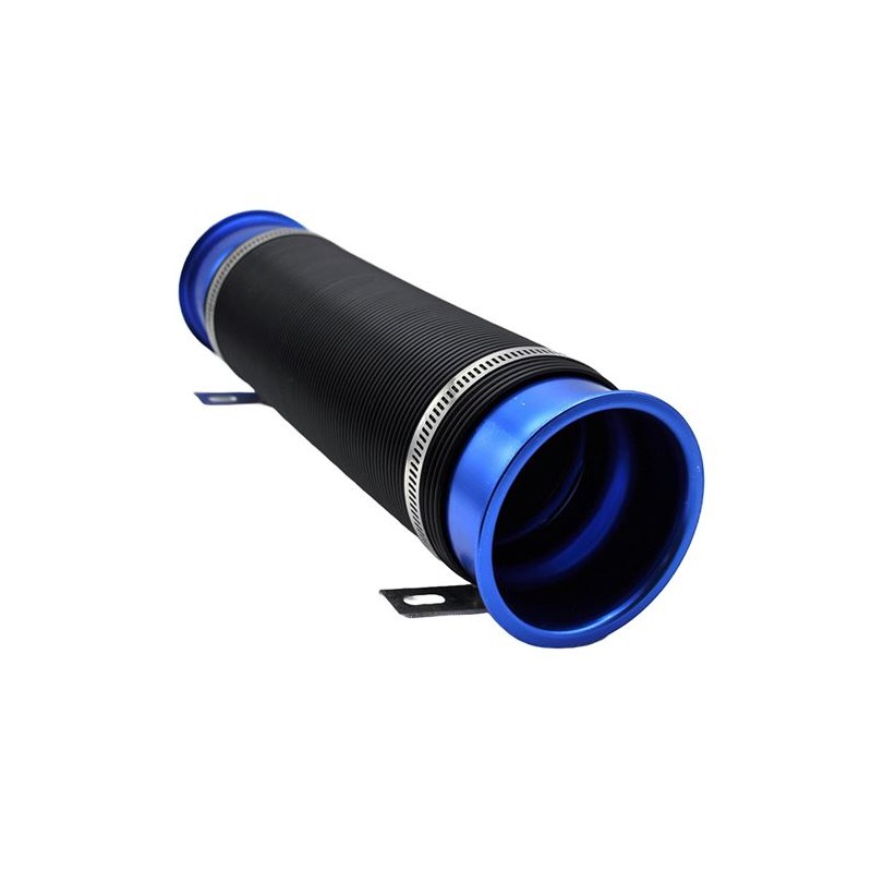 PERFORMANS HAVA FİLTRE BORUSU SPİRALLİ AKORDİON KIKIRDAK 76MM SİYAH 46