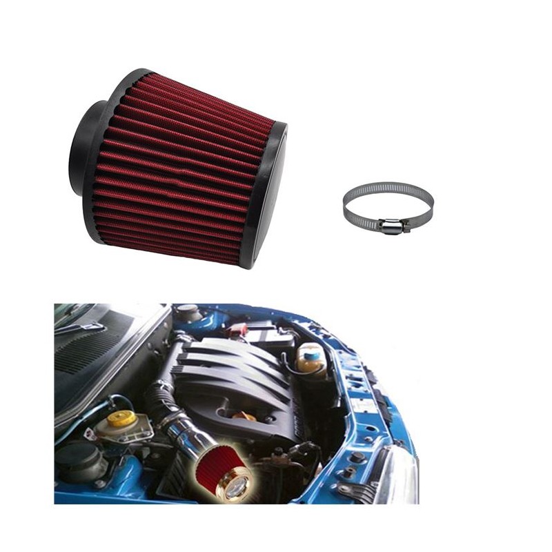 PERFORMANS HAVA FİLTRE BÜYÜK KONİK SİVRİ 76MM 16CM KIRMIZI 4686341 CAR