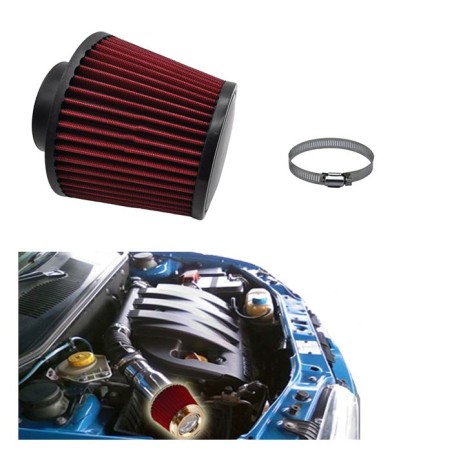 PERFORMANS HAVA FİLTRE BÜYÜK KONİK SİVRİ 76MM 16CM KIRMIZI 4686341 CAR