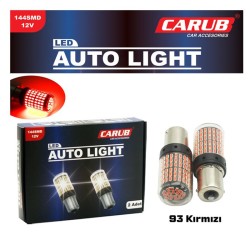 AMPÜL 93 LED 12V 144 LED SMD ŞEFFAF KIRMIZI 0404021 CARUB