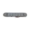 LEDLİ LAMBA ÇİFT SIRA PARMAK LAMBA 12 LED ÇAKARLI BEYAZ 22X132MM 12-24