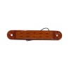 LEDLİ LAMBA ÇİFT SIRA PARMAK LAMBA 12 LED ÇAKARLI SARI 22X132MM 12-24V