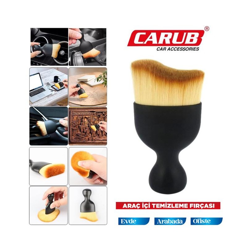 OTO BAKIM TEMİZLİK FIRÇA DETAY YUMUŞAK TÜYLÜ 0922565 CARUB