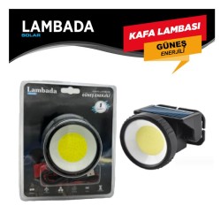 KAFA LAMBASI YUVARLAK GÜNEŞ ENERJİLİ ŞARZLI COB LED 1W LAMBADA 3 FONKS
