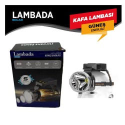 KAFA LAMBASI YUVARLAK GÜNEŞ ENERJİLİ ŞARZLI COB LED 5W LAMBADA 4456036