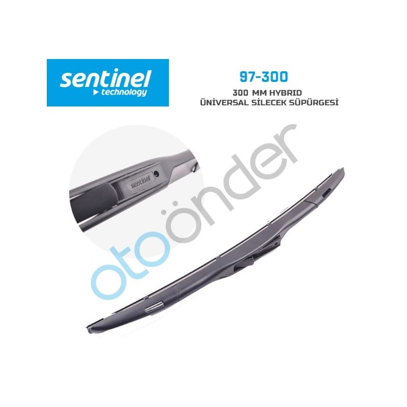 SİLECEK SÜPÜRGESİ HYBRID 300MM 97.300 97-300 SENTİNEL