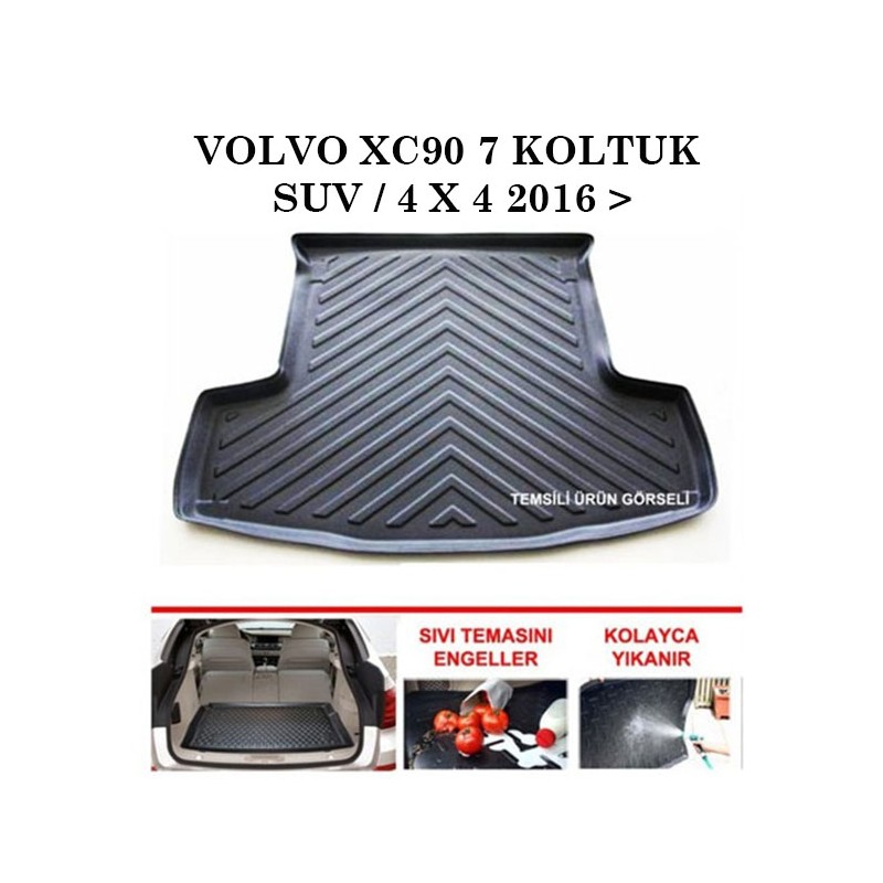 BAGAJ HAVUZU VOLVO XC90 7 KOLTUK SUV / 4 X 4 2016 SONRASI BH7612K KUZE