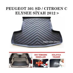 BAGAJ HAVUZU PEUGEOT 301 SD / CITROEN C ELYSEE SİYAH 2012 SONRASI BH57