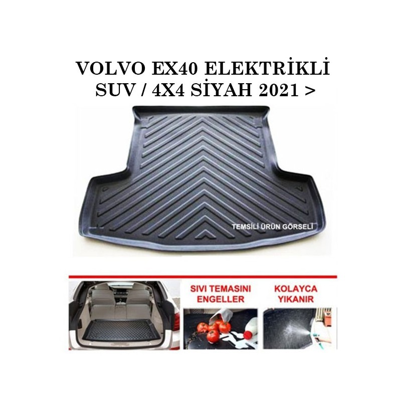 BAGAJ HAVUZU VOLVO EX40 ELEKTRİKLİ SUV / 4X4 SİYAH 2021 SONRASI BH7613
