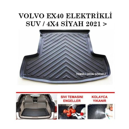 BAGAJ HAVUZU VOLVO EX40 ELEKTRİKLİ SUV / 4X4 SİYAH 2021 SONRASI BH7613