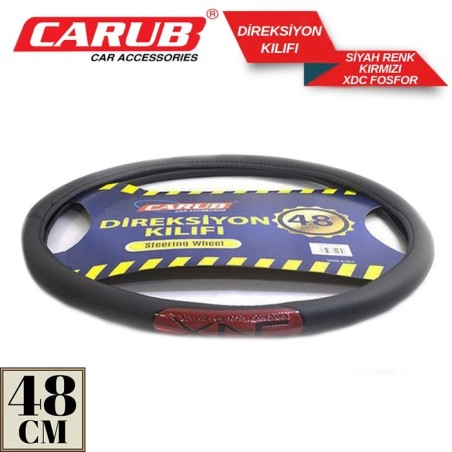 DİREKSİYON KILIFI 48CM FOSFORLU KIRMIZI 1830284 CARUB