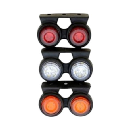 LAMBA YAN TAKOZ MODEL 12 LED ÇİFTLİ KIRMIZI FT 106K FT-106K FT AUTO