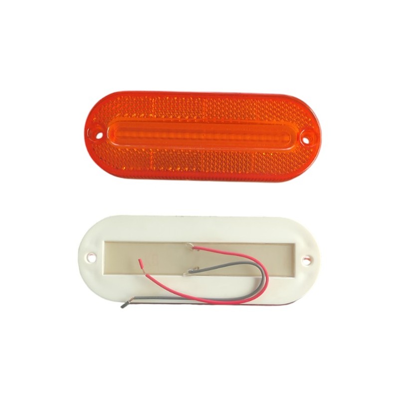 LEDLİ LAMBA UNİVERSAL YAN LAMBA SİDE MARKER 16 LED SARI 12-24V 117X42M