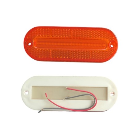 LEDLİ LAMBA UNİVERSAL YAN LAMBA SİDE MARKER 16 LED SARI 12-24V 117X42M