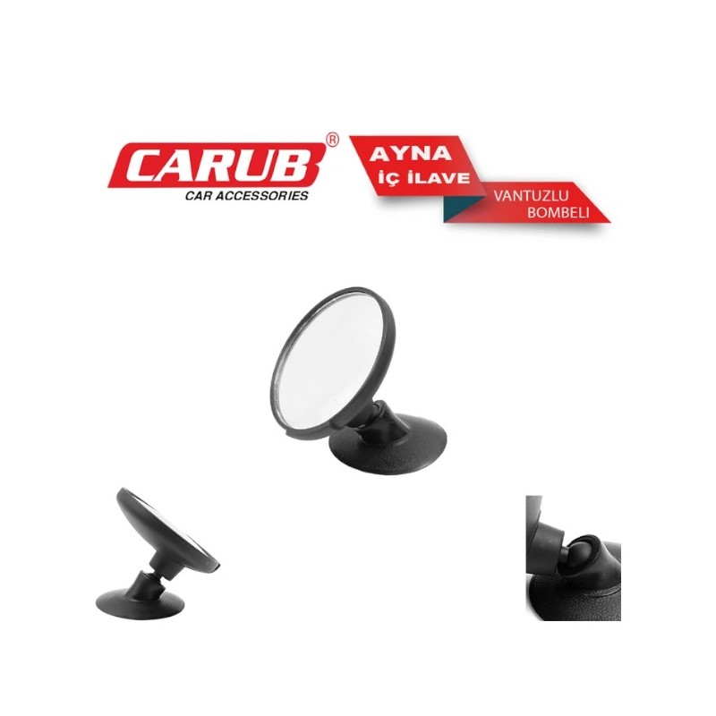 AYNA MERCEK VANTUZLU YUVARLAK ORTA 8CM OPTİCAL 0221185 CARUB