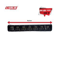 ÇALIŞMA LAMBASI OFF-ROAD DİKDÖRTGEN MERCEKLİ PROJEKTÖR TİP 9-30V 28 LE