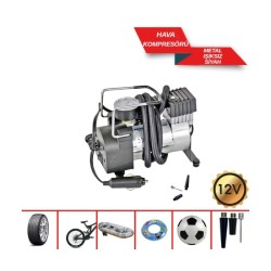 KOMPRESÖR TEK PİSTON METAL SİYAH IŞIKSIZ SUNMİLD 2491050 CARUB