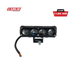 ÇALIŞMA LAMBASI OFF-ROAD DİKDÖRTGEN MERCEKLİ PROJEKTÖR TİP 12-80V 4 LE