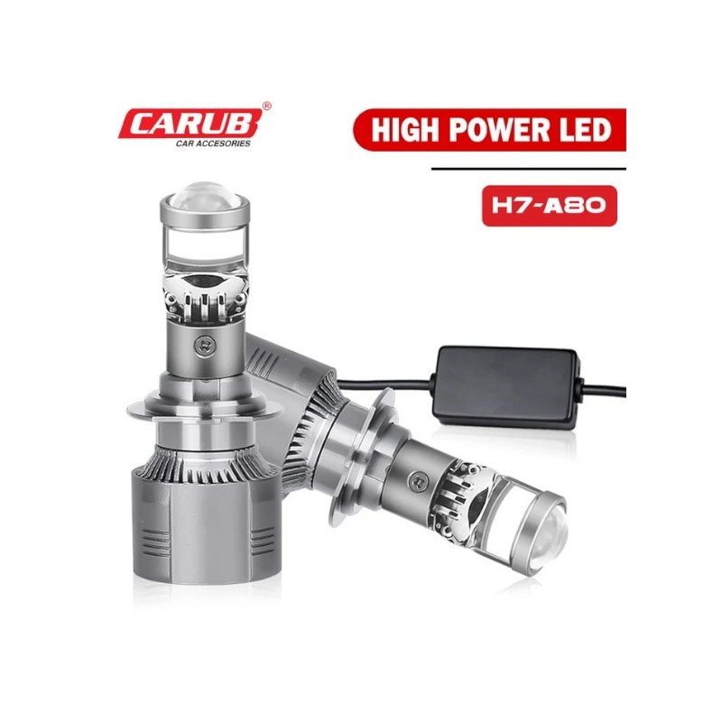 XENON LED Bİ XENON MERCEKLİ NANO H7 CARUB 0410319 CARUB
