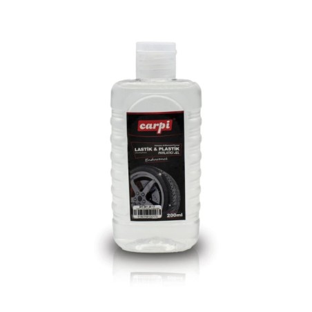 OTO BAKIM TEMİZLİK LASTİK VE PLASTİK PARLATICI JEL 200ML CARUB 0912017