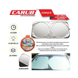 KATLANIR GÜNEŞLİK METALİZE ORTA YUVARLAK İKİLİ 150X70CM GÜMÜŞ 4953721