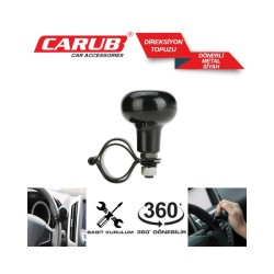 DİREKSİYON TOPUZU METAL LÜX SİYAH 2052213 CARUB