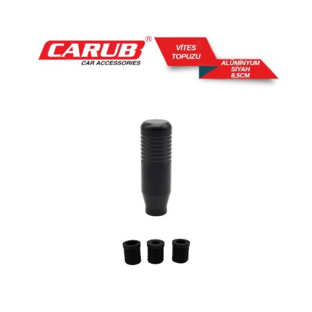 VİTES TOPUZU METAL ALÜMİNYUM SİYAH BOY:85MM 6219306 CARUB