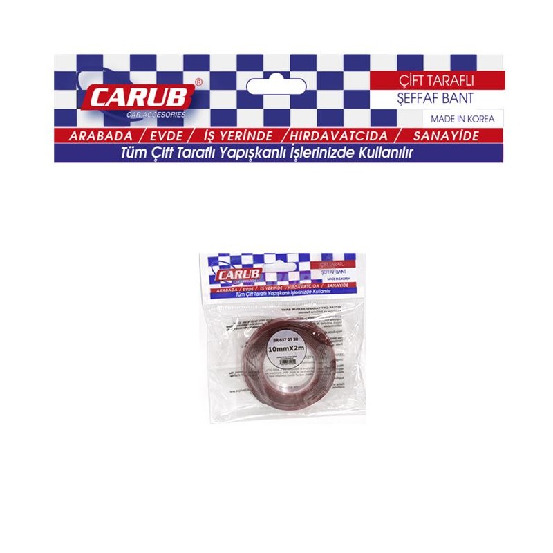 BANT ÇİFT TARAFLI SİLİKONLU POŞET 100MMX5MT CARPİ 6570130 CARUB