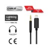AUX KABLO 1M SİYAH STEREO IOS IPHONE Y.M 2901898 5901898 CARUB