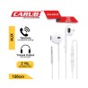 KULAKLIK KABLOLU AUX 1.2M BEYAZ 5901840 CARUB