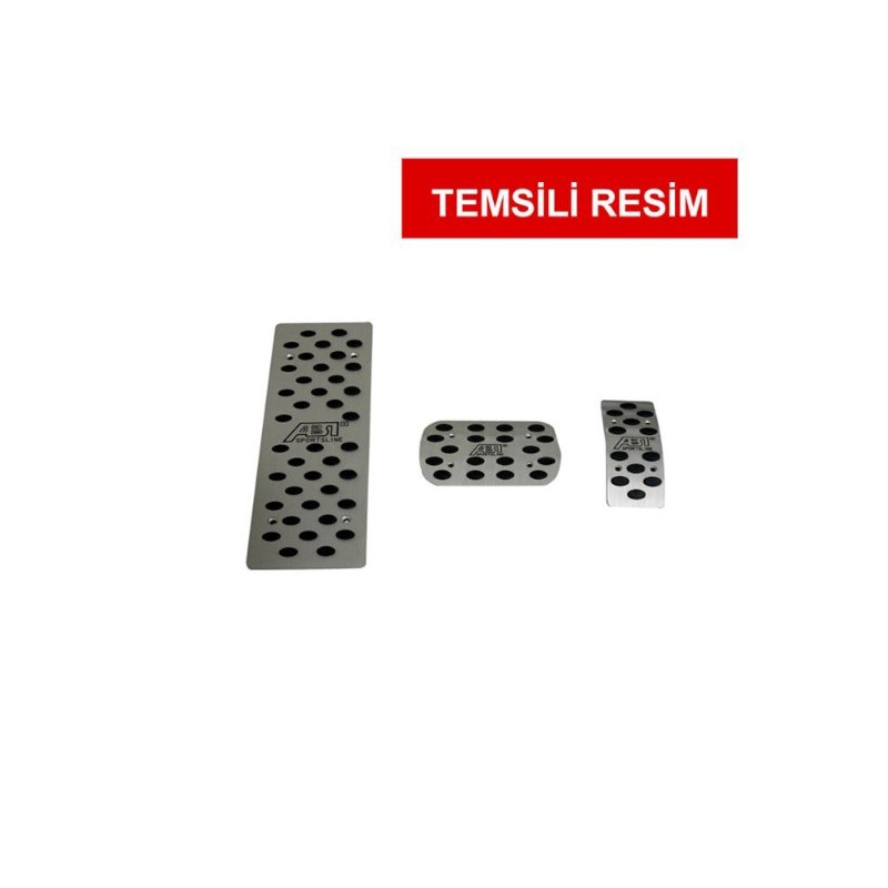 PEDAL SETİ ORJ. MODEL DÖKÜM TOYOTA COROLLA OTOMATİK 4925017 CARUB