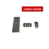 PEDAL SETİ ORJ. MODEL DÖKÜM TOYOTA COROLLA OTOMATİK 4925017 CARUB
