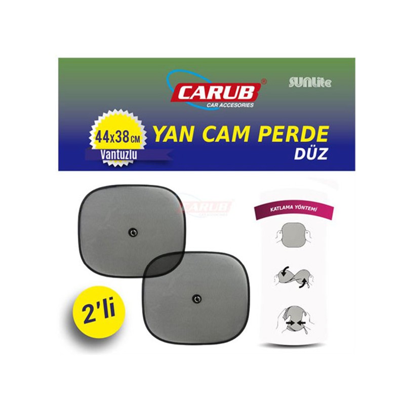 PERDE VANTUZLU YAN SİYAH 4955504 CARUB
