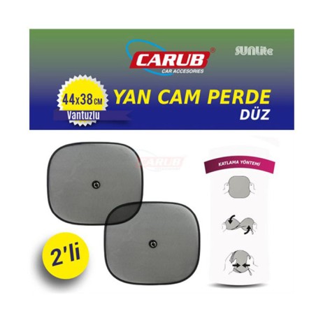 PERDE VANTUZLU YAN SİYAH 4955504 CARUB