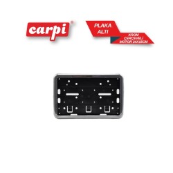 PLAKALIK PLASTİK KARE ÇERÇEVELİ GEÇME KROM 24X15CM MOTOR (MOTOSİKLET)