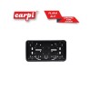 PLAKALIK PLASTİK KARE ÇERÇEVELİ GEÇME SİYAH 31X16CM (OTOMOBİL) MEFSA 5