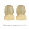 MİNDER TERLETMEZ KLASİK HASIR + BONCUK 2Lİ SET AÇIK BEJ 4801901 CARUB